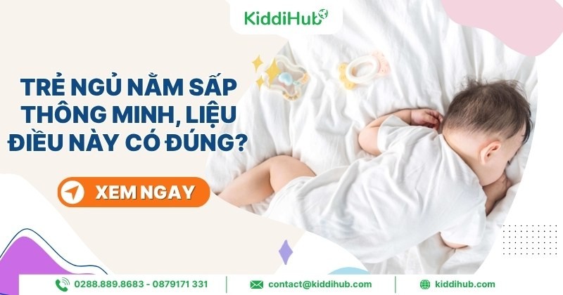 Trẻ ngủ nằm sấp thông minh, liệu điều này có đúng hay không?