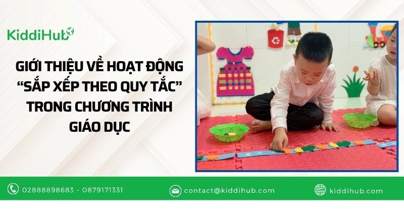 Giới thiệu về hoạt động “Sắp xếp theo quy tắc” trong chương trình giáo dục