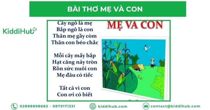 Bài thơ mẹ và con