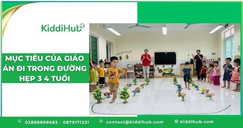 Mục tiêu của giáo án đi trong đường hẹp 3 4 tuổi