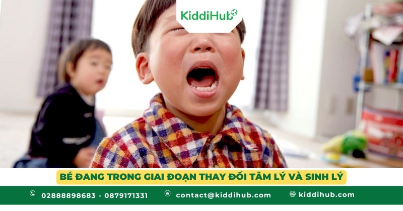 Bé đang trong giai đoạn thay đổi tâm lý và sinh lý