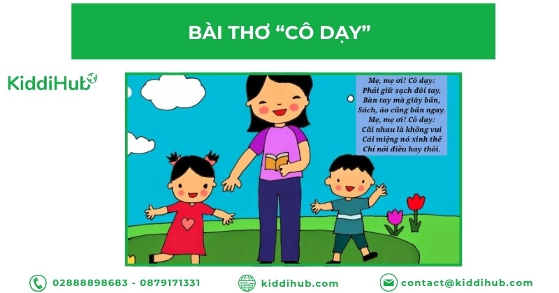 Bài thơ “Cô dạy”