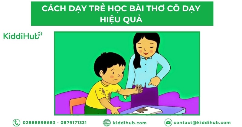 Cách dạy trẻ học bài thơ cô dạy hiệu quả