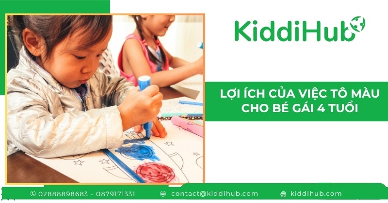 Lợi ích của việc tô màu cho bé gái 4 tuổi