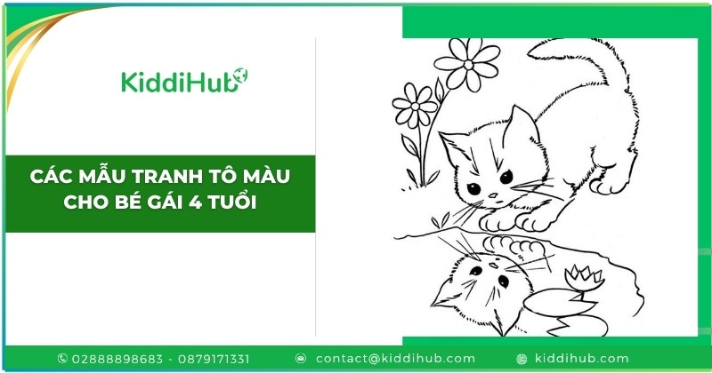 Các mẫu tranh tô màu cho bé gái 4 tuổi