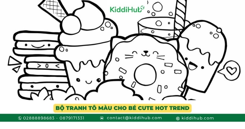 Bộ tranh tô màu dành cho bé gái 4 tuổi với các hình ảnh dễ thương, đang rất được yêu thích hiện nay