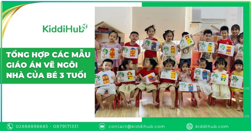 Tổng hợp các mẫu giáo án vẽ ngôi nhà của bé 3 tuổi&nbsp;