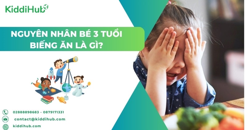 Nguyên nhân bé 3 tuổi biếng ăn là gì?