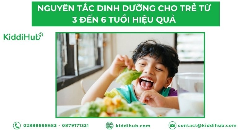 Nguyên tắc lên thực đơn dựa trên tháp dinh dưỡng cho trẻ từ 3 đến 6 tuổi hiệu quả