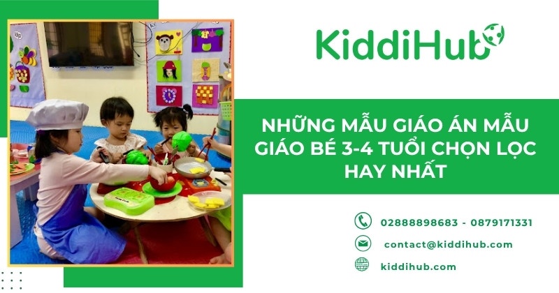 Những mẫu giáo án mẫu giáo bé 3-4 tuổi chọn lọc hay nhất
