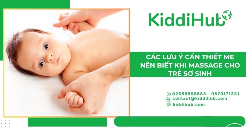 Các lưu ý cần thiết mẹ nên biết khi massage cho trẻ sơ sinh