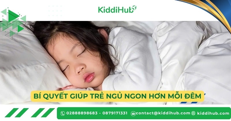Bí quyết giúp trẻ ngủ ngon hơn mỗi đêm