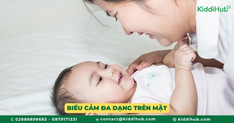 Biểu cảm đa dạng trên mặt