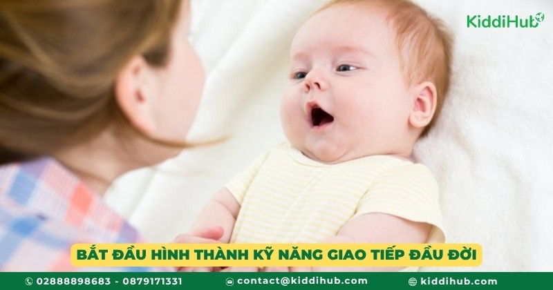 Bắt đầu hình thành kỹ năng giao tiếp đầu đời
