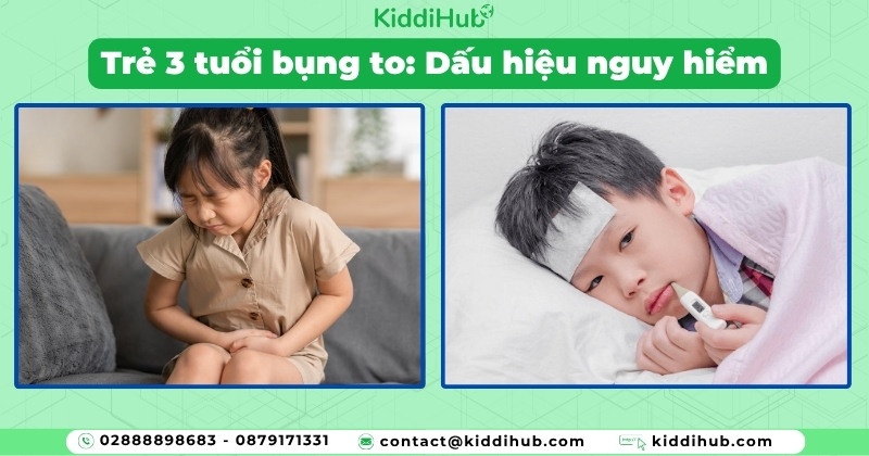 Trẻ 3 tuổi bụng to: Dấu hiệu nguy hiểm