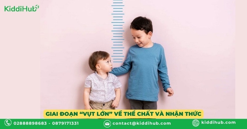 Giai đoạn “vụt lớn” về thể chất và nhận thức