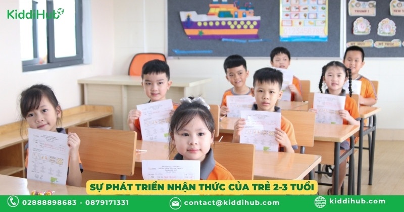 Sự phát triển nhận thức của trẻ 2-3 tuổi