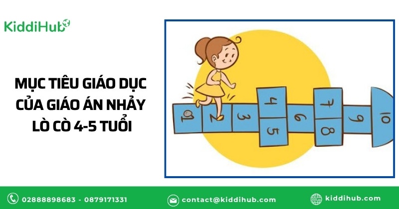 Mục tiêu giáo dục của giáo án nhảy lò cò 4-5 tuổi