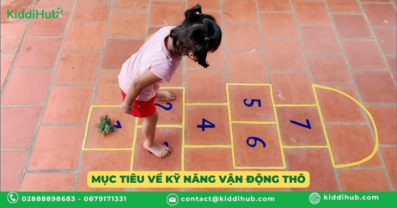 Mục tiêu về kỹ năng vận động thô