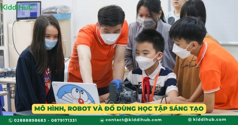 Mô hình, robot và đồ dùng học tập sáng tạo
