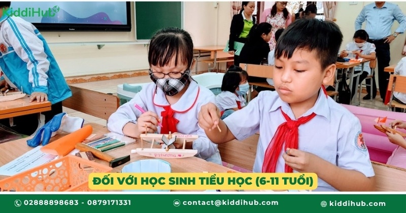 Đối với học sinh tiểu học (6-11 tuổi)