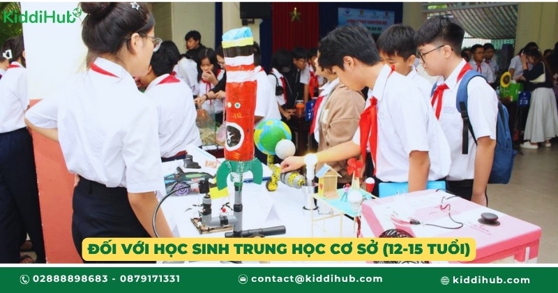 Đối với học sinh trung học cơ sở (12-15 tuổi)