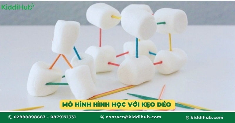 Mô hình hình học với kẹo dẻo 