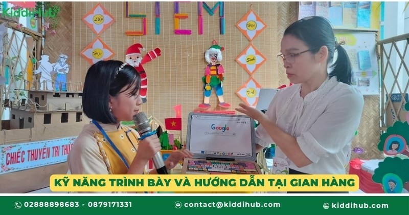 Kỹ năng trình bày và hướng dẫn tại gian hàng