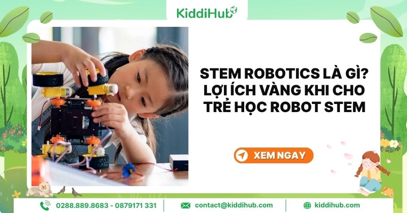 STEM Robotics là gì? Lợi ích vàng khi cho trẻ học Robot Stem
