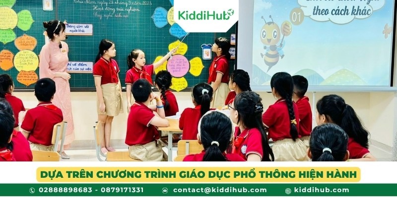 Dựa trên chương trình giáo dục phổ thông hiện hành