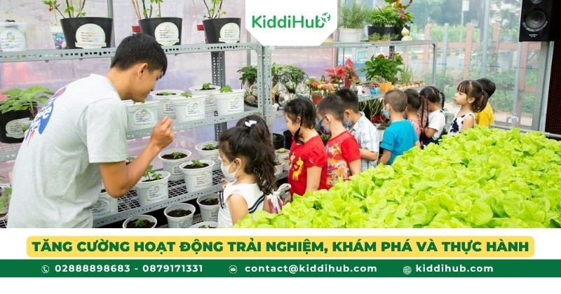 Tăng cường hoạt động trải nghiệm, khám phá và thực hành