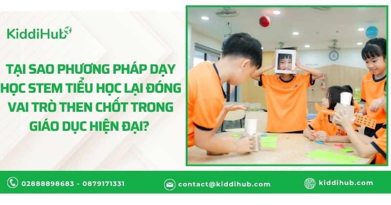 Tại sao phương pháp dạy học STEM tiểu học lại đóng vai trò then chốt trong giáo dục hiện đại? 