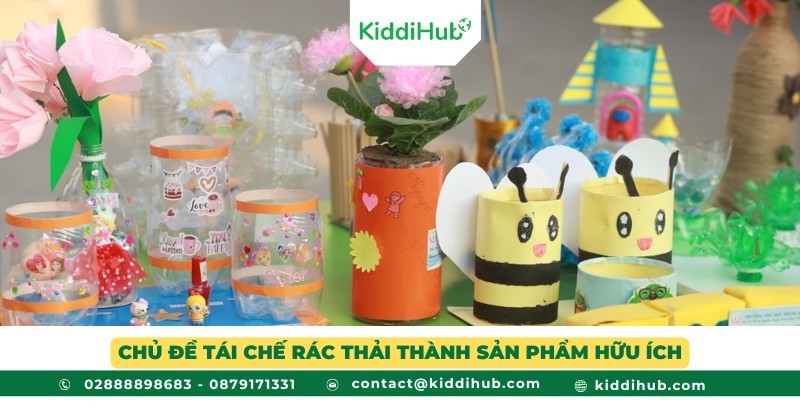 Chủ đề tái chế rác thải thành sản phẩm hữu ích