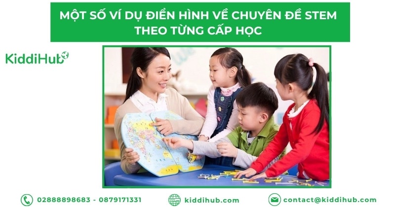 Một số ví dụ điển hình về chuyên đề STEM theo từng cấp học
