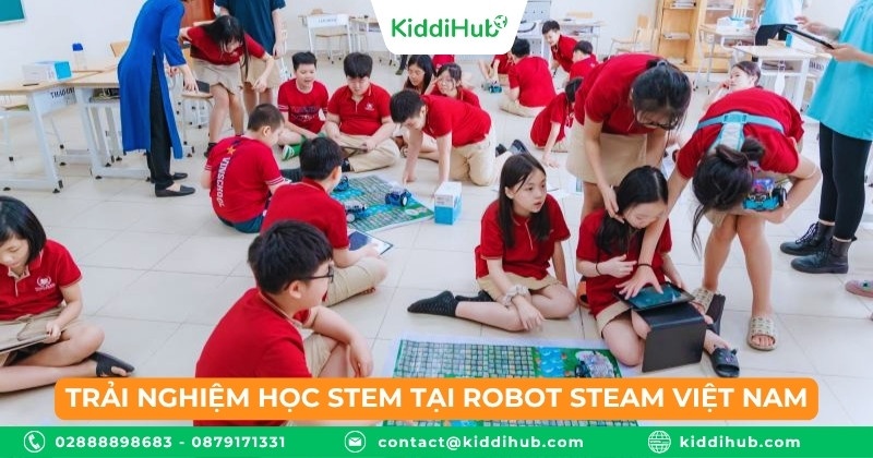 Trải nghiệm học STEM tại Robot STEAM Việt Nam