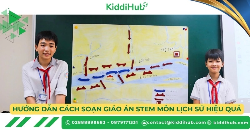 Hướng dẫn cách soạn giáo án STEM môn Lịch sử hiệu quả
