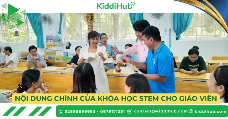 Nội dung chính của khóa học STEM cho giáo viên