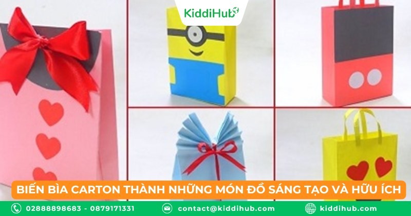 Biến bìa carton thành những món đồ sáng tạo và hữu ích