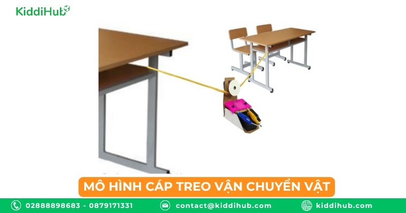 Mô hình cáp treo vận chuyển vật