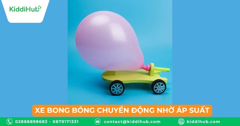 Xe bong bóng chuyển động nhờ áp suất