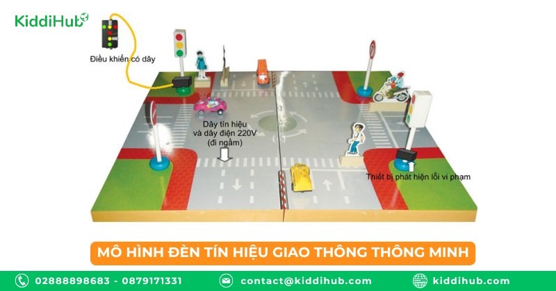 Mô hình đèn tín hiệu giao thông thông minh