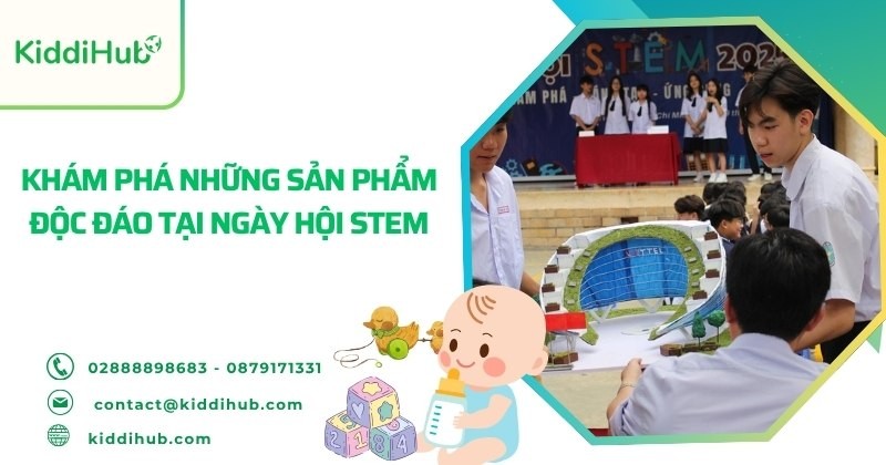Khám phá những sản phẩm độc đáo tại ngày hội STEM