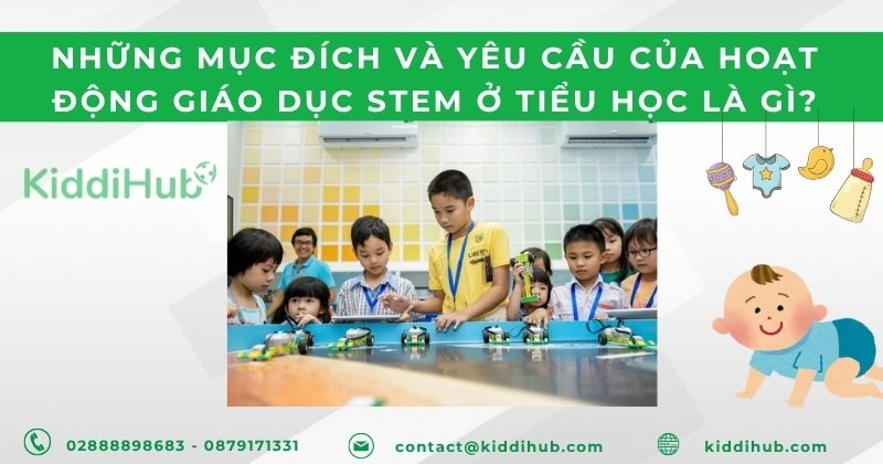 Những mục đích và yêu cầu của hoạt động giáo dục STEM ở tiểu học là gì?