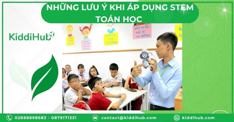 Những lưu ý khi áp dụng STEM toán học