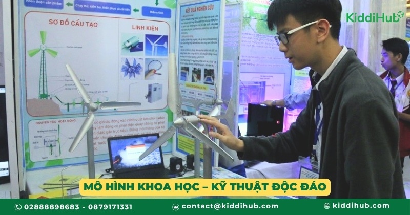 Mô hình khoa học – kỹ thuật độc đáo