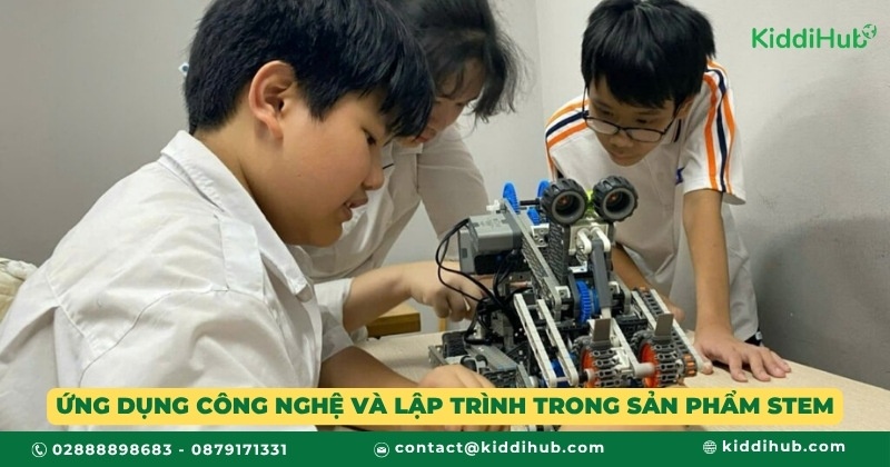 Ứng dụng công nghệ và lập trình trong sản phẩm STEM
