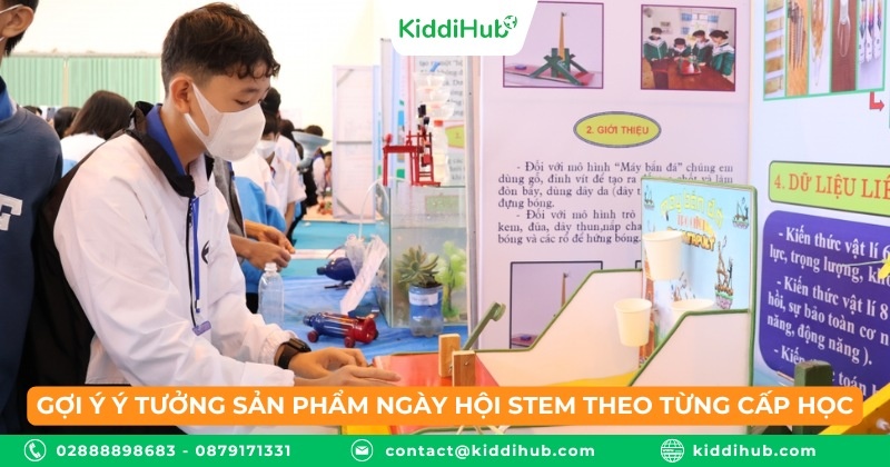 Gợi ý ý tưởng sản phẩm ngày hội STEM theo từng cấp học
