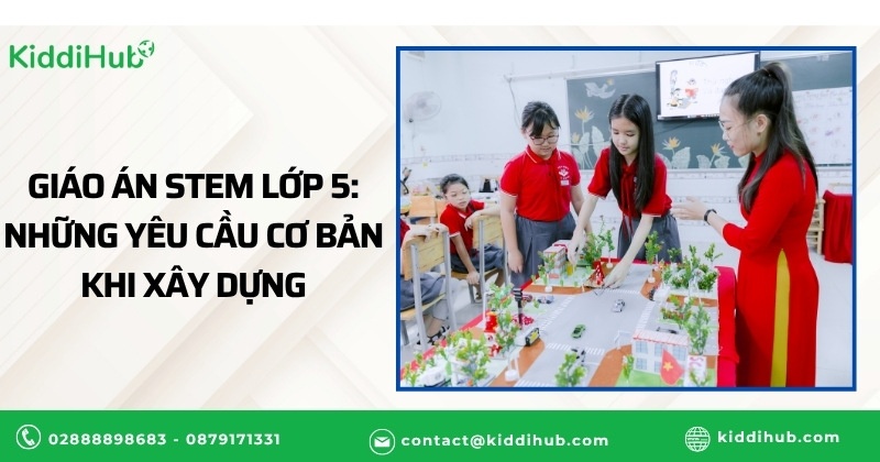 Giáo án STEM lớp 5: Những yêu cầu cơ bản khi xây dựng