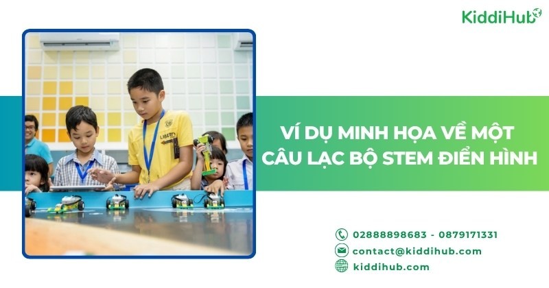 Ví dụ minh họa về một câu lạc bộ STEM điển hình