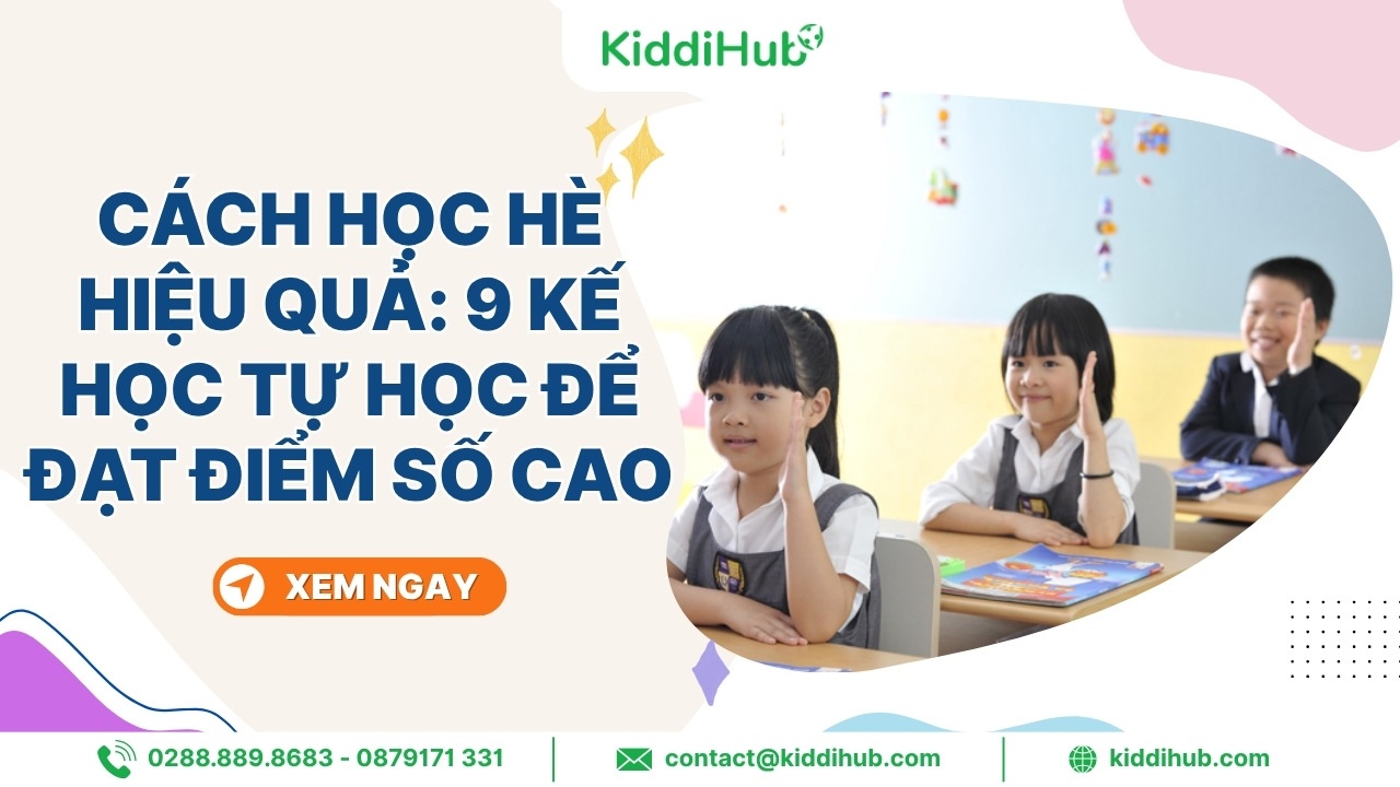 Cách học hè hiệu quả: 9 kế học tự học để đạt điểm số cao